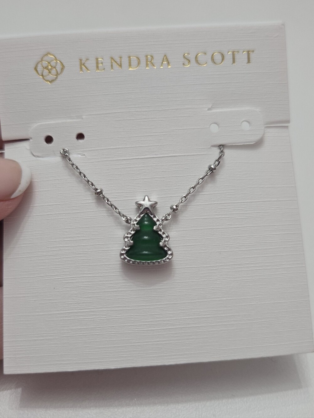 Kendra Scott Holiday Tree Short Pendant Necklace